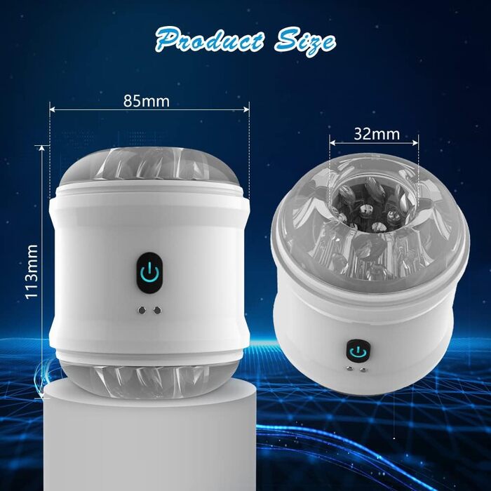 Електричний вібруючий мастурбатор для чоловіків з 10 режимами вібрації, автоматична чаша, чоловічий мастурбатор, секс-іграшка (чорний)