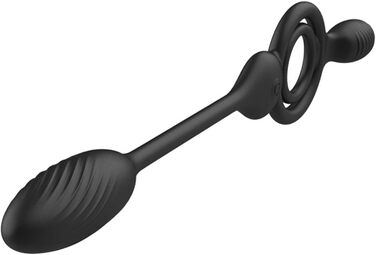 Масажер для чоловіків 4-в-1: кільце-стимулятор, масажер простати, анальні кулі, G-spot масажер. Іграшки для дорослих, для пар