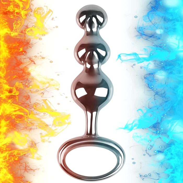 Анальний плагін Roluck з нержавіючої сталі, масажер простати та стимуляції G-точки, іграшки для дорослих для чоловіків та жінок