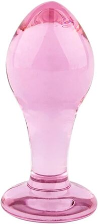 Анальний масажер Buttplug Kleine rosa Glas - набір скляних анальних кульок та дildo для дорослих