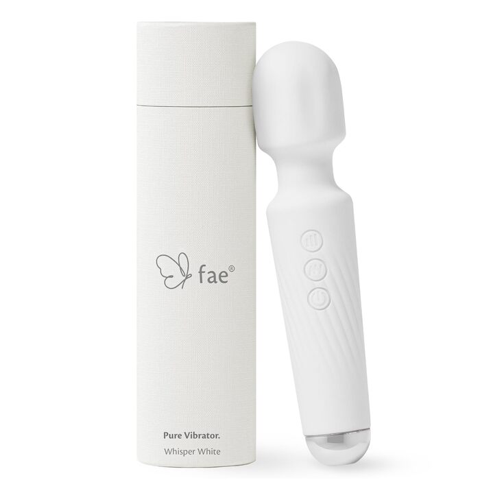 Вібратор жіночий Fae Pure Whisper White - компактний, тихий, з підзарядкою, 160 режимів вібрації