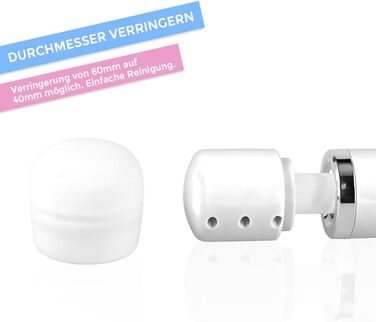 Масажер-паличка Magic Wand - акумуляторний вібратор, 20 рівнів інтенсивності, для розслаблення та задоволення