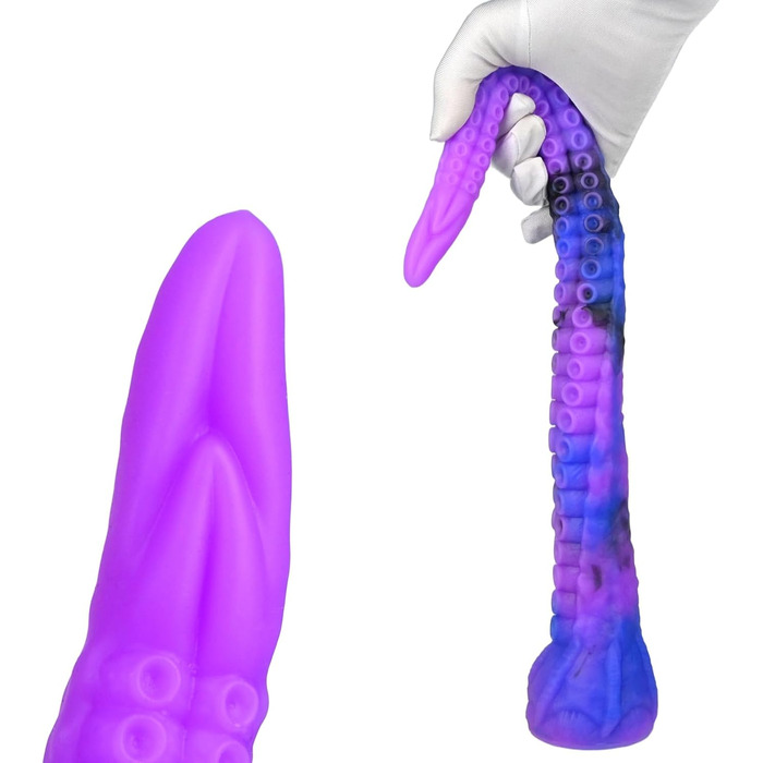 Анальний дилда SXOVO з силікону, щупальце, з присоском, довгий, для стимуляції G-точки та простати, для жінок, чоловіків та пар