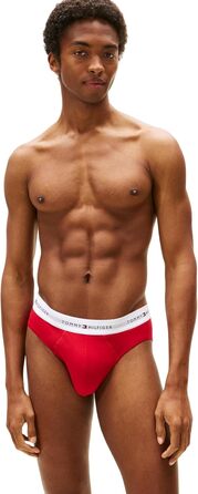 Слип Tommy Hilfiger чоловічий 3p Um0um0370, XL, блакитний (білий/червоний/блакитний)