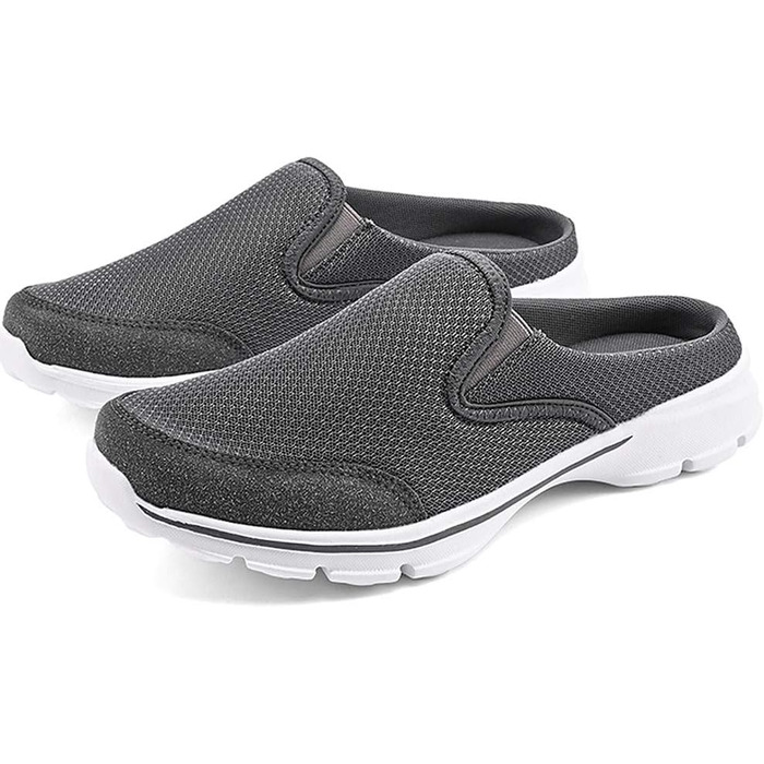 Кломпи Sisttke для жінок та чоловіків, літні домашні капці-сабо Slip-On, сірі (розмір 45 EU)