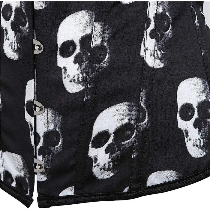 Жіноче корсетне тіло Adelce з квітковим принтом, 7XL, стильний вінтажний дизайн, для створення сексуального образу