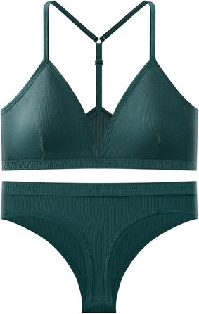 Сексуальний комплект білизни для жінок: бюстгальтер бралетта, труси-сліп, шорти, спортивний костюм, повсякденний набір, S-XL