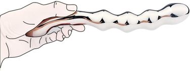 Анальний плаг з нержавіючої сталі GUYOS Doppelkopf для стимуляції G-точки та простати, 710г