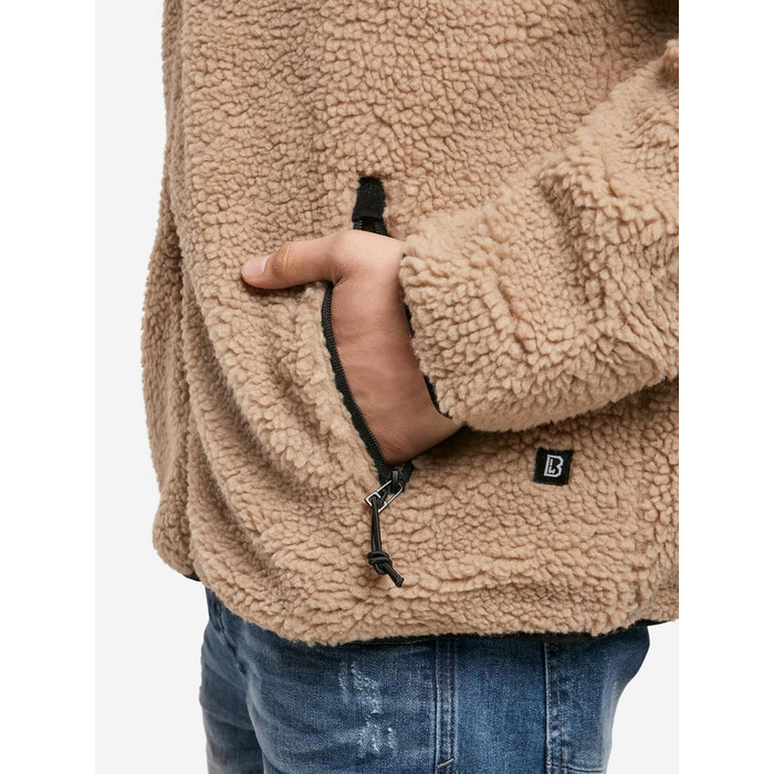 Чоловіча робоча куртка Brandit Teddyfleece Worker Jacket, колір Camel, розмір M