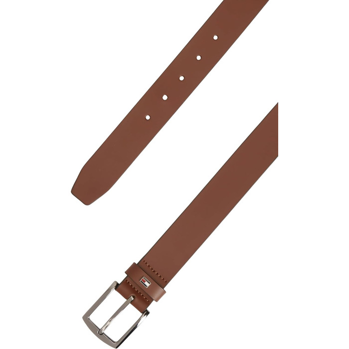 Чоловічий шкіряний ремінь Tommy Hilfiger Denton 3.5 Brown Winter Cognac (AM0AM14814), 105 см