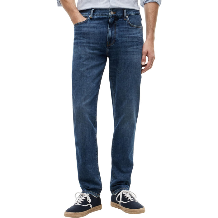 Чоловічі прямі джинси Tommy Hilfiger Denim (Smoke Blue), розмір 33W / 32L