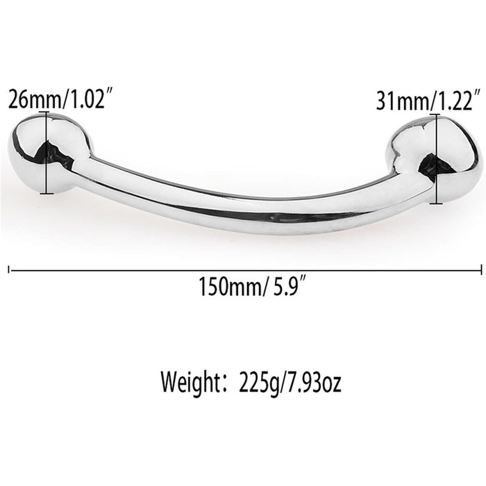 Секс-іграшка для чоловіків та жінок - анальні пробки з металу, 4 розміри, преміум-якість