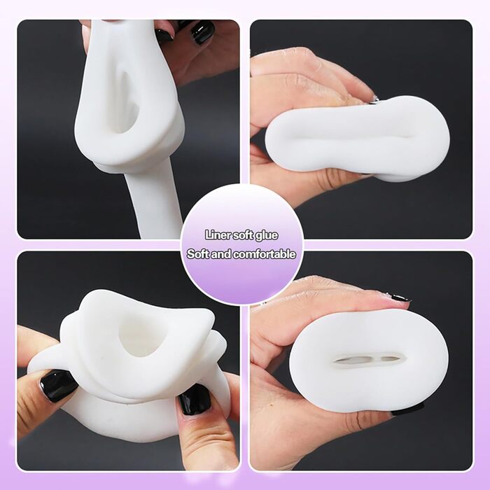 Електричний мастурбатор LZYLWC 3-в-1: 10 вібрацій та 10 режимів насосу для чоловіків. Тренажер для пеніса, секс-іграшка для соло