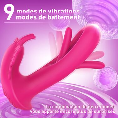 Портативний вібратор для жінок з пультом дистанційного керування, 9 режимів, анальний дildo, рожевий, unisize