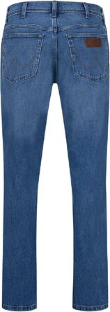 Чоловічі джинси Wrangler Texas Regular Fit Stretch — класичні прямі штани з деніму, колір Sweet Talker (42W / 32L)