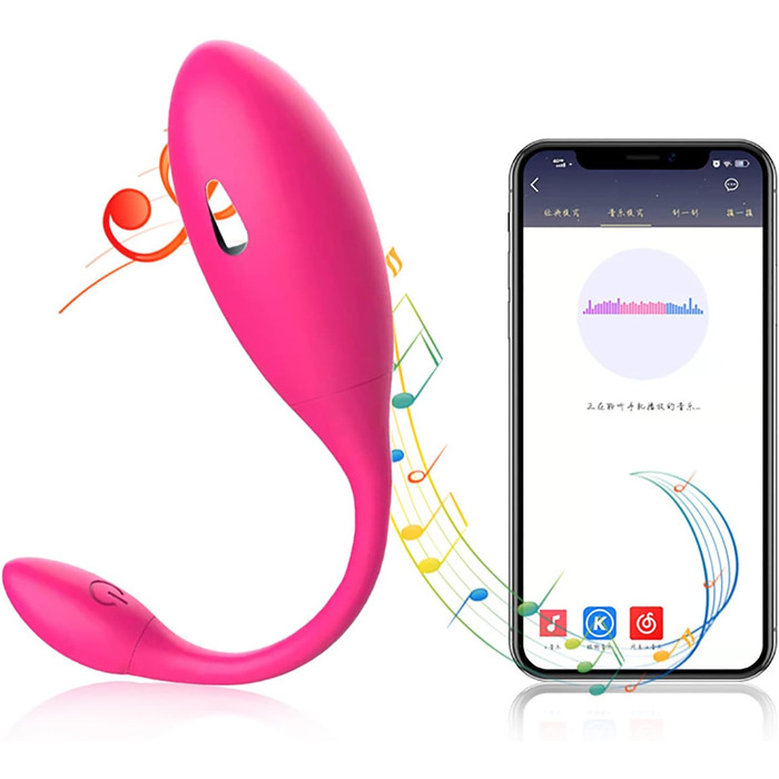 TOUNID Kugelvibrator: вібро-яйце з 9 режимами, керування через додаток, електричний стимулятор G-точки, аналплаг, для чоловіків та жінок