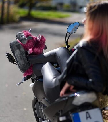 Плюшеві капці для дому corimori Ruby das Punk Einhorn (Єдиноріг), чорно-рожеві, гнумка підошва, розмір 34-44 EU
