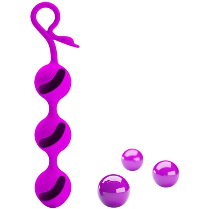 М'ячик для вагінальних вправ Kegel з силікону - тренажер для зміцнення м'язів та покращення сексуального здоров'я