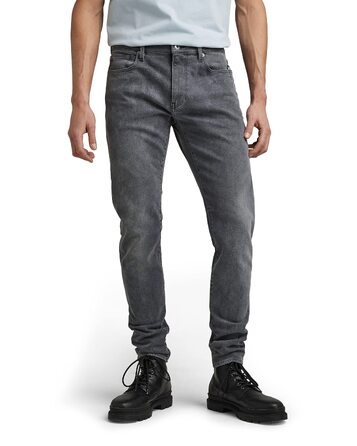 Чоловічі вузькі джинси G-STAR RAW Lancet Skinny сірого кольору Faded Blade, 29W / 32L