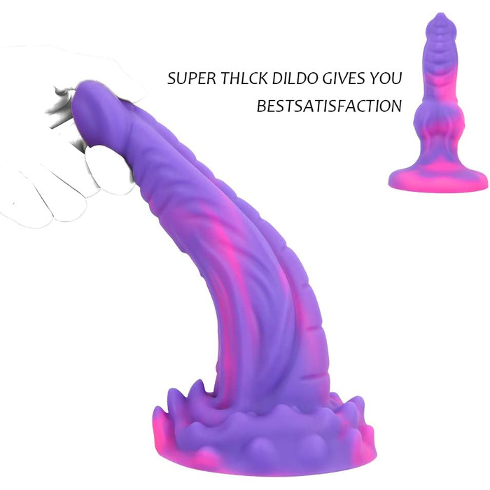 Силіконовий анальний дildo Kuaecr 5 Arten з сильним присоском для стимуляції G-точки, м'який монстр, для жінок та чоловіків
