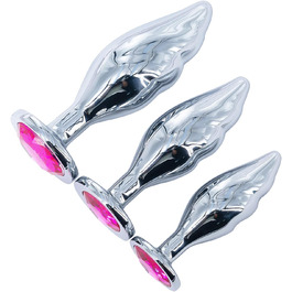 Металевий анальний плаг Linman для жінок, SM-тренажер, анальний розширювач, секс-іграшка для дорослих