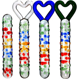 Секс-іграшки для дорослих: 4 шт. набір скляних анальних та вагінальних масажерів