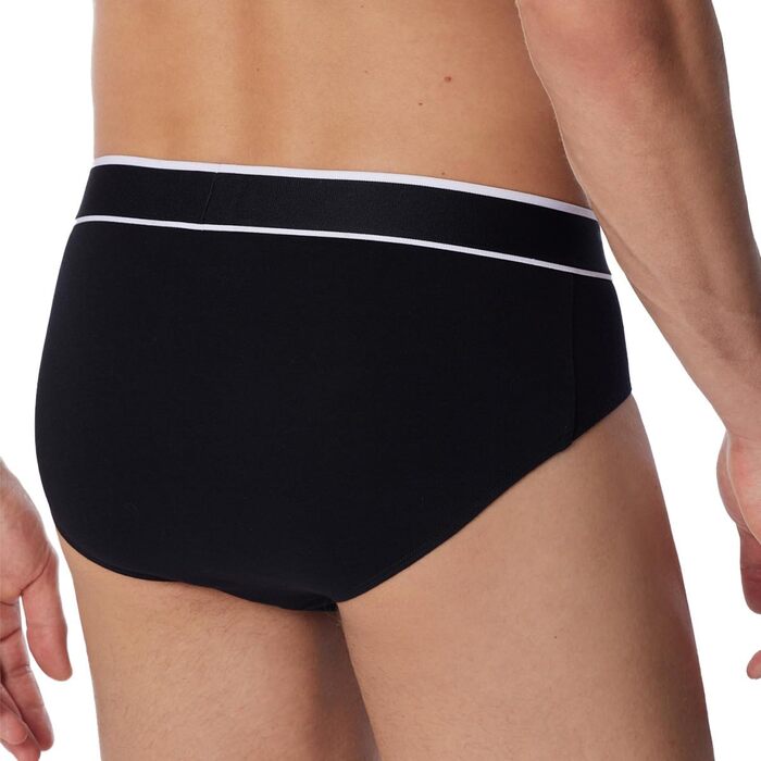 Труси чоловічі Schiesser 5 шт. з гумкою, бавовна Bio, чорні, XL