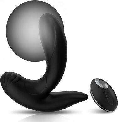 Надувний анальний плагін ZWFUN з вібрацією та пультом дистанційного керування для чоловіків