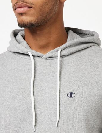Чоловічий худі Champion Powerblend Fleece Legacy Basics, світло-сірий (Light Heather Grey), розмір M