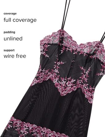 Нічна сорочка-сукня Wacoal Embrace з мереживом, 46 розмір, білий колір