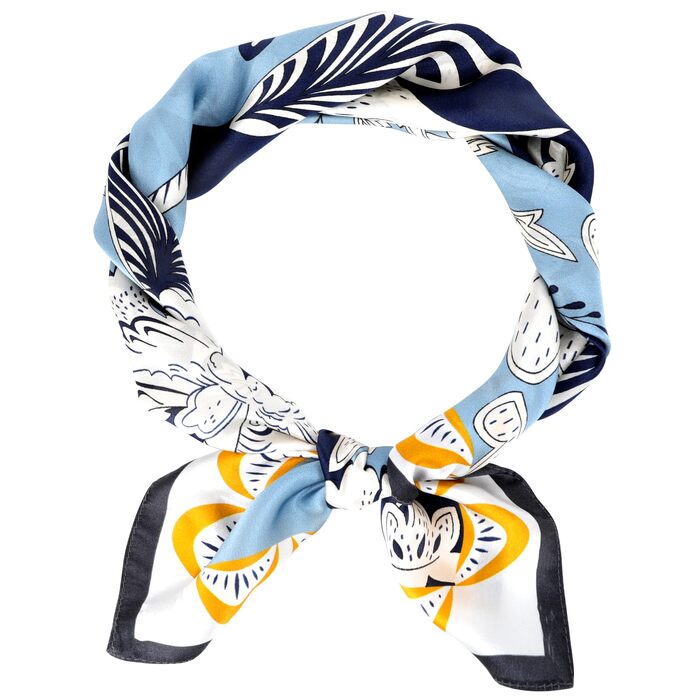 Шовкова хустка для жінок з 100% шовку малбери, квадратна косинка 68 x 68 см