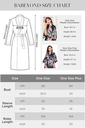 Жіночий халат-кімоно BABEYOND з квітковим принтом, великі розміри, бордовий