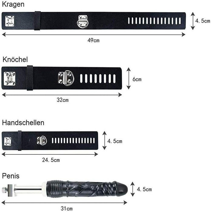 Ділда для БДСМ з наручниками, ремінцями, шийним ланцюгом, наручниками та анусом. Сталева рама. Іграшки для пар.