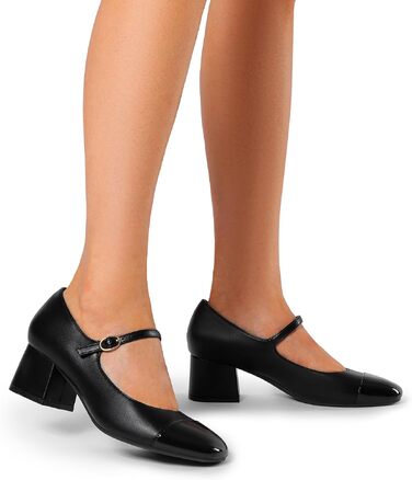 Жіночі туфлі-човники Dream Pairs з закритим носком, чорні, розмір 43 EU
