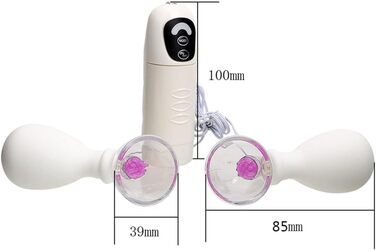 Вібратор сосків з вакуумною помпою, 7 режимів, ротаційна масажна щітка для жінок, пульту дистанційного керування, для пар, масаж клітора