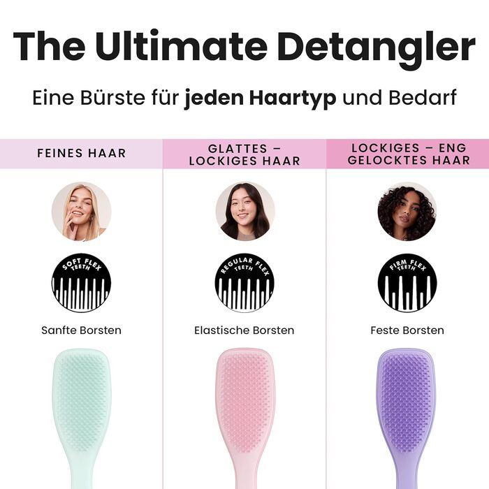Щітка для волосся Tangle Teezer Ultimate Detangler для вологого та сухого волосся всіх типів, розплутуюча, Millennial Pink