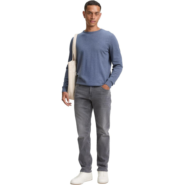 Чоловічі джинси Tom Tailor TTJOSH Regular Slim сірого кольору, Denim (33W/32L)