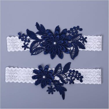 Стрічка для нареченої ACiyD, мереживна стрічка для ноги на весілля, бал, мереживний наголовник (Бежевий)