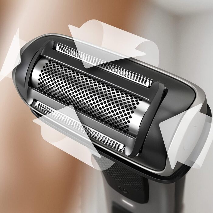 Тример для тіла та інтимних зон Philips Bodygroom Series 7000 BG7480/15, з гнучким 2D-лезом, захистом шкіри та водонепроникним корпусом