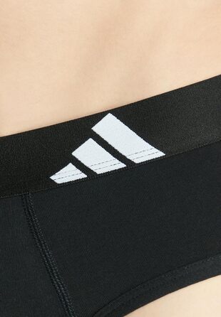 Труси боксер чоловічі Adidas Basic 6 шт. в упаковці, чорні, розмір L