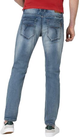 Чоловічі джинси Timezone Slim Jeans Regular Gerrittz, Antique Blue Wash, розмір 31W/32L