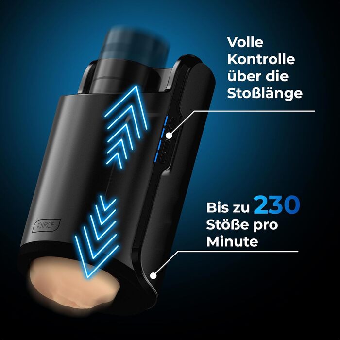 KEON Автоматичний мастурбатор для чоловіків з сумісним Stroker PowerBlow – Інтерактивний контент – Мастурбація для чоловіків – Без рук – Регульована довжина удару KEON