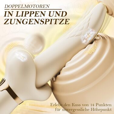 Вібратор для жінок 2-в-1 з 360° обертанням, силіконовий вібратор для клітора, іграшки для дорослих