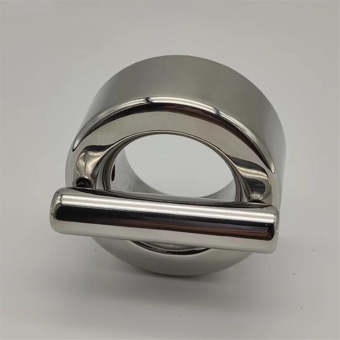 Сталевий кільцевий натягувач яєчок для чоловіків, SM-іграшка, сталевий натягувач яєчок, кільце для яєчок, натягувач пеніса, сталевий аксесуар для сексуальних ігор, Id:38/Висота:30/Діаметр:15