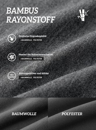 Слип чоловічий DAVID ARCHY з бамбука (XXL, 7 шт., багато кольорів) - м'яка підгузка без етикетки