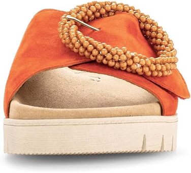 Жіночі шльопанці Gabor Best Fitting, колір Pumpkin (гарбузовий), розмір 44 EU
