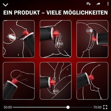 Електричний мастурбатор для чоловіків з 9 режимами лизання, 9 режимами всмоктування та 9 вібраціями. Іграшка для дорослих, підходить для пар та індивідуального використання