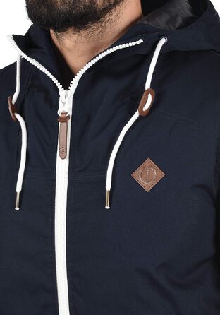 Чоловіча демісезонна куртка-вітровка Solid SDTilly, темно-синя (Insignia Blue), розмір L