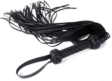 Пляшка для БДСМ: шкіряний плетище для еротичних ігор, косплею та зв'язування