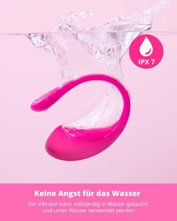 LOVENSE Lush 3: Вібратор для жінок G-точки з Bluetooth, 10000+ режимів, водонепроникний IPX7, силікон
